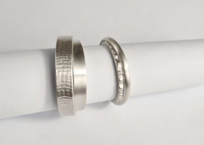 alliances sur mesure argent